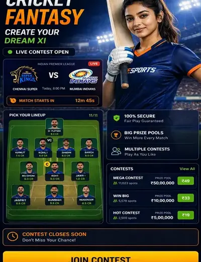 Kkggbet (kkggbet) fantasy cricket & matchday visual 3